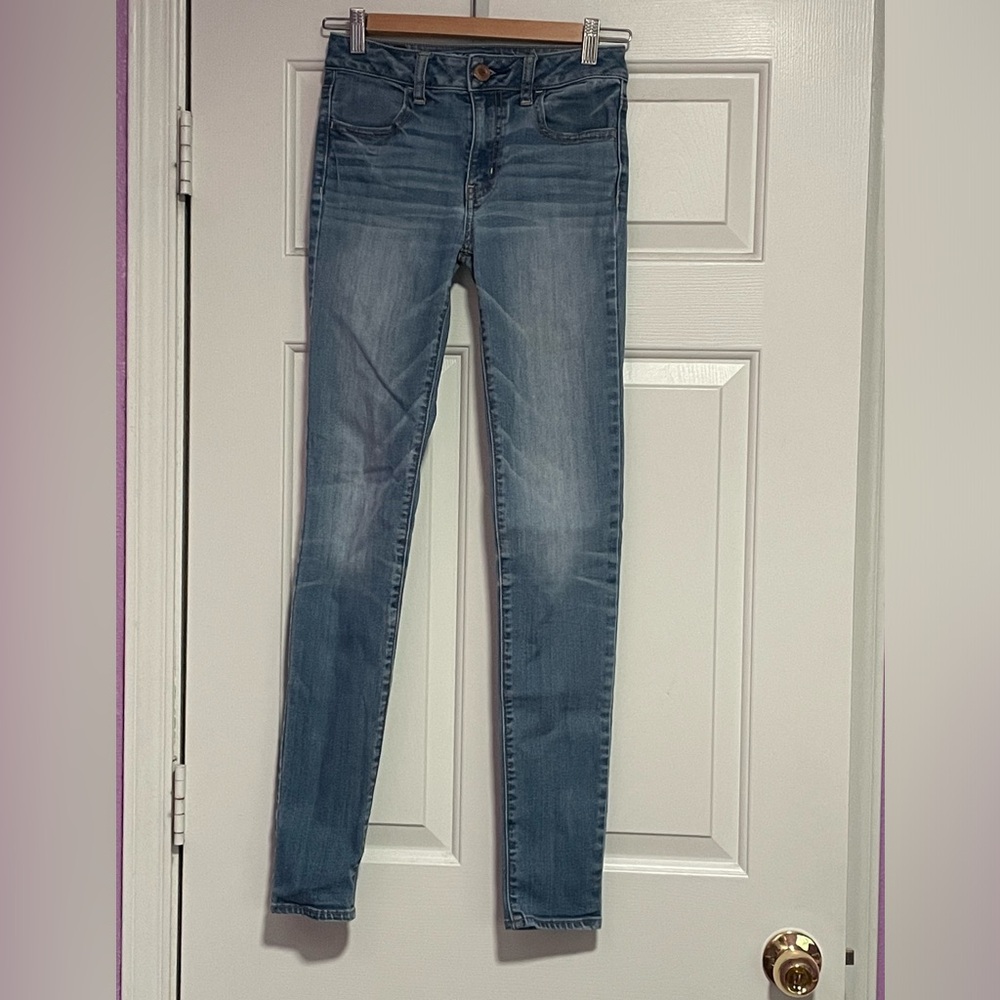 American Eagle Hi-Rise Jeggings 00 Long